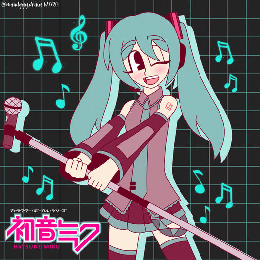 Vocaloid Miku unisex t shirt